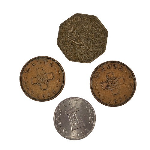 Read more about the article Malta Coins Lot of 4 Vintage Coins