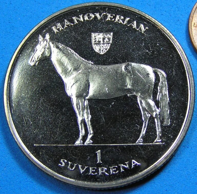 Read more about the article Bosnia and Herzegovina 1 Suverena Coin 1996 Hanoverian Horse  Combined S/H