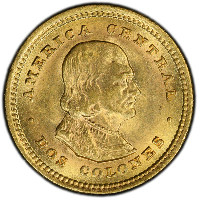 Read more about the article Costa Rica 1900 2 COLONES Gold Coin PCGS MS64 KM#139 0.045 Oz AGW SCARCE