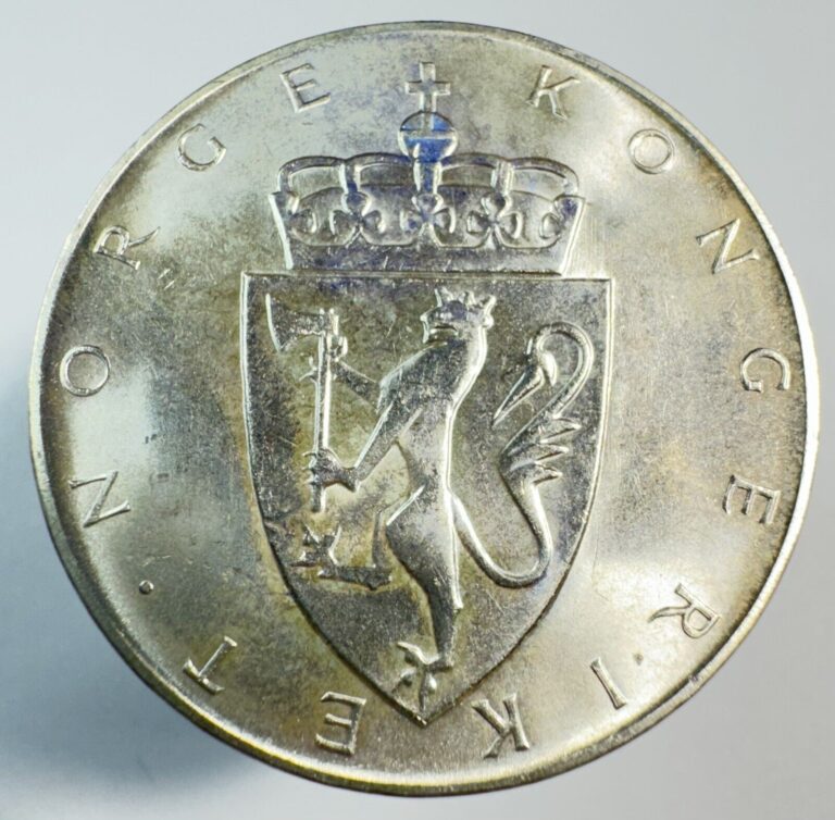 Read more about the article 1964 Norway 10 Kroner Uncirculated Silver Crown One Year Type! -0112