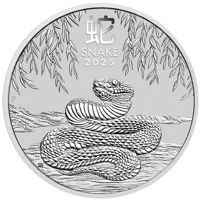 Read more about the article 2025 Australia Lunar Series III Year of the Snake 1 oz Silver BU Coin