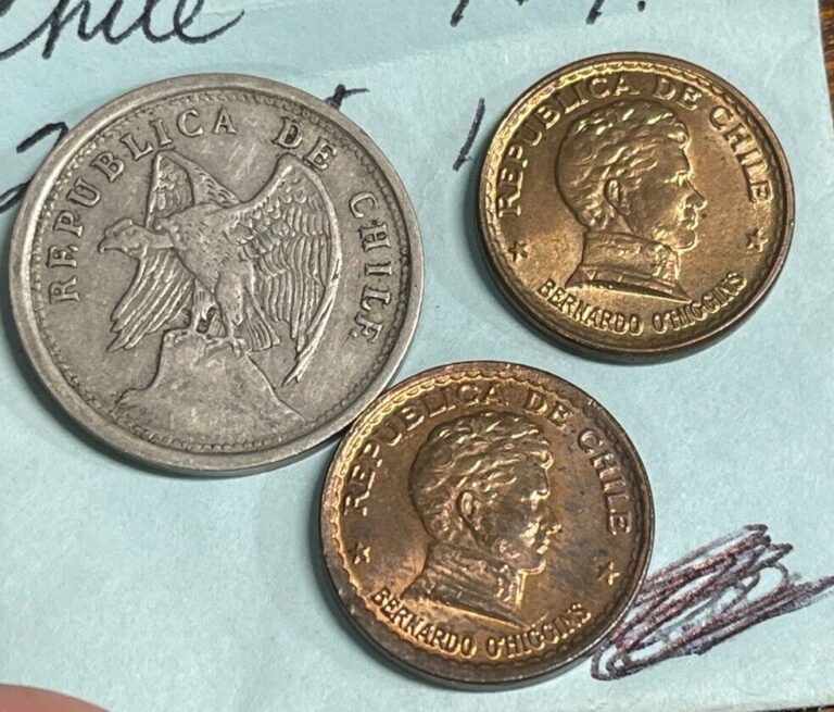 Read more about the article Early Chile 3 Coins Lot High Value