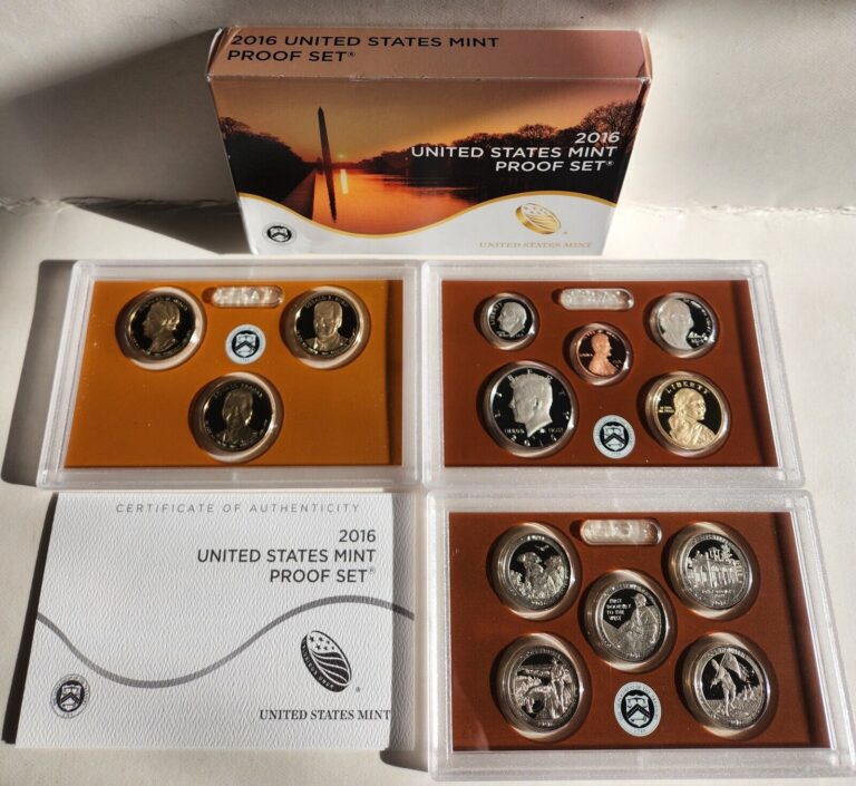 Read more about the article 2016 S United States Mint Proof 13 Coin Set With COA