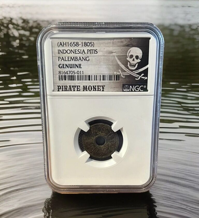 Read more about the article Graded Genuine Pirate Money Coin Treasure AH 1658-1805 Indonesia Pitis Palembang