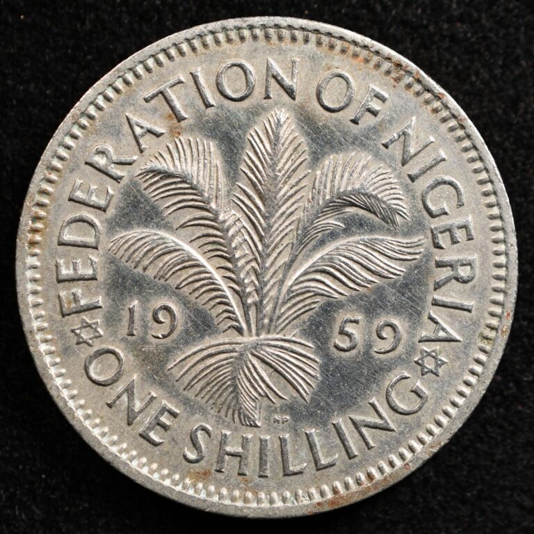 Read more about the article Nigeria 1 Shilling 1959  Coin  Inv#F984