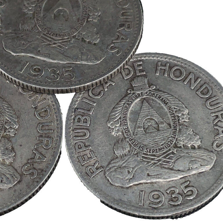 Read more about the article 1 Coin HONDURAS-1935 UN LEMPIRA  Lencas Leader  0.900 SILVER COIN XF. KM#75