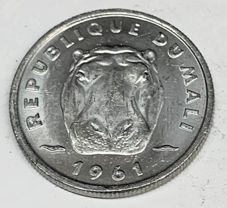 Read more about the article # C5710   MALI    COIN      5 FRANCS   1961   Unc.