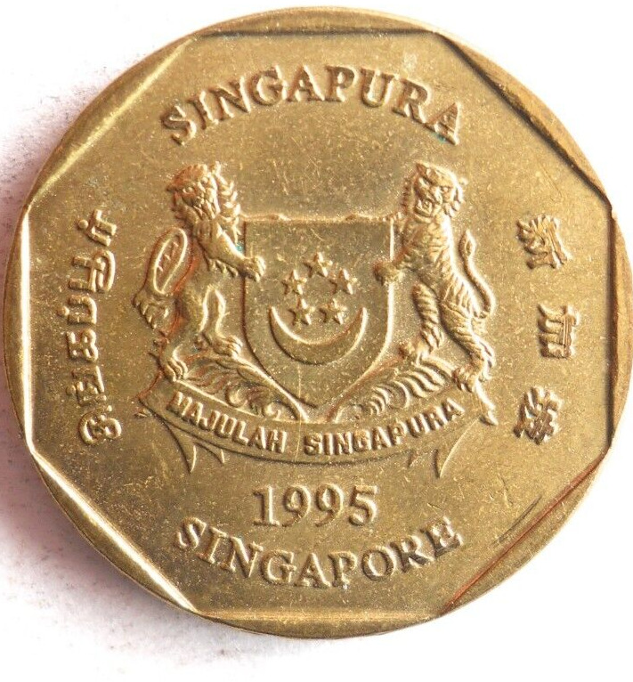 Read more about the article 1995 SINGAPORE DOLLAR – Excellent Coin – FREE SHIP – Bin #369