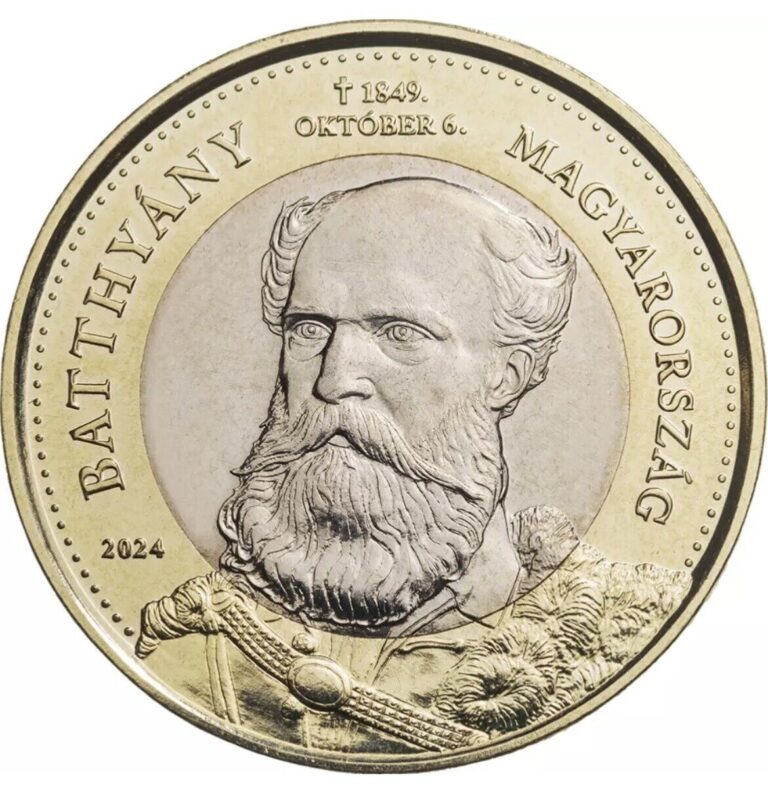 Read more about the article Hungary 200 FORINT 2024 Batthány Lajos Coin   Hungarian Commemorative Bimetal