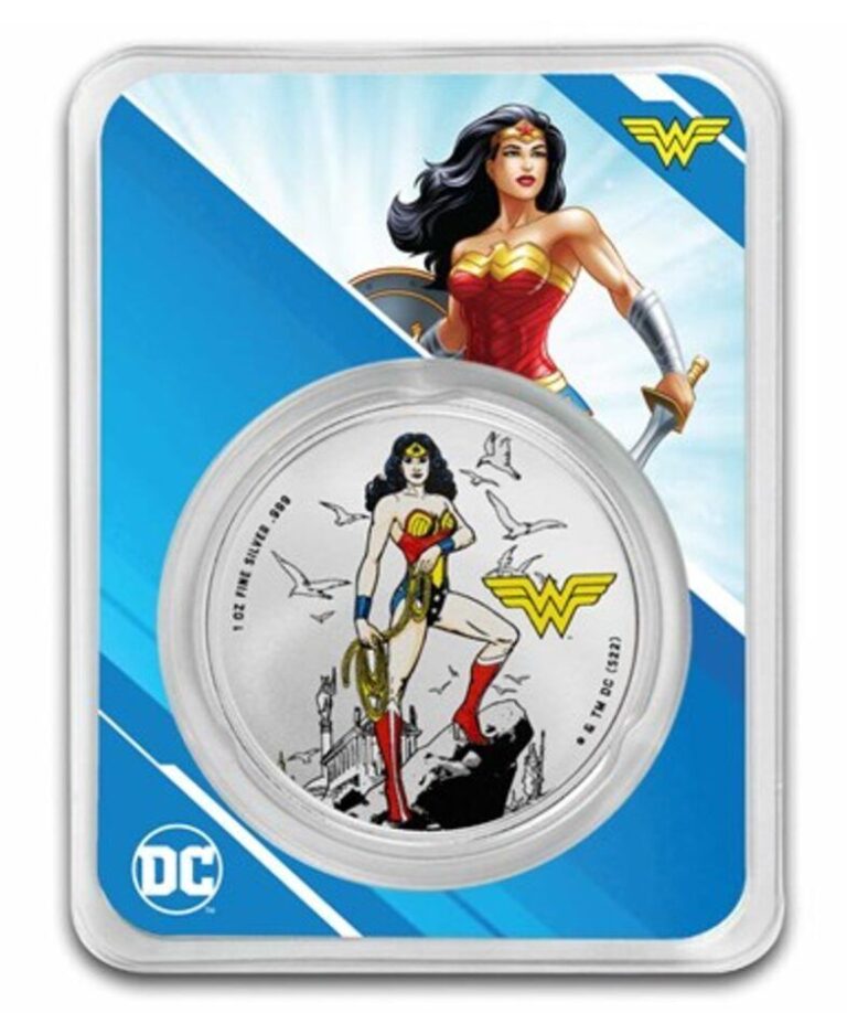 Read more about the article 2024 Samoa 1 oz Silver DC Comics Wonder Woman Colorized with TEP