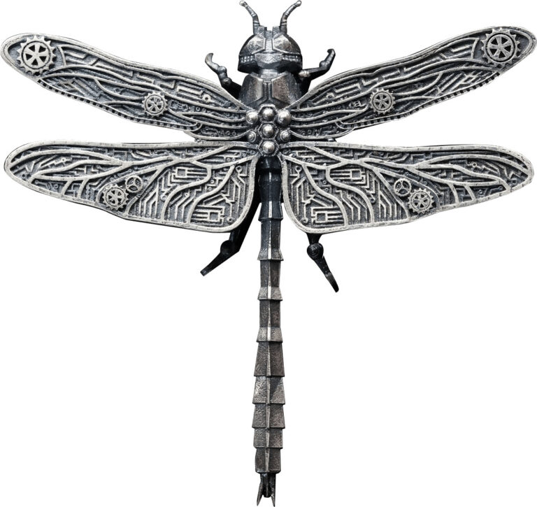 Read more about the article 2024 Cameroon Mechanical 3D Dragonfly 7 Gram Silver Shaped Proof Coin