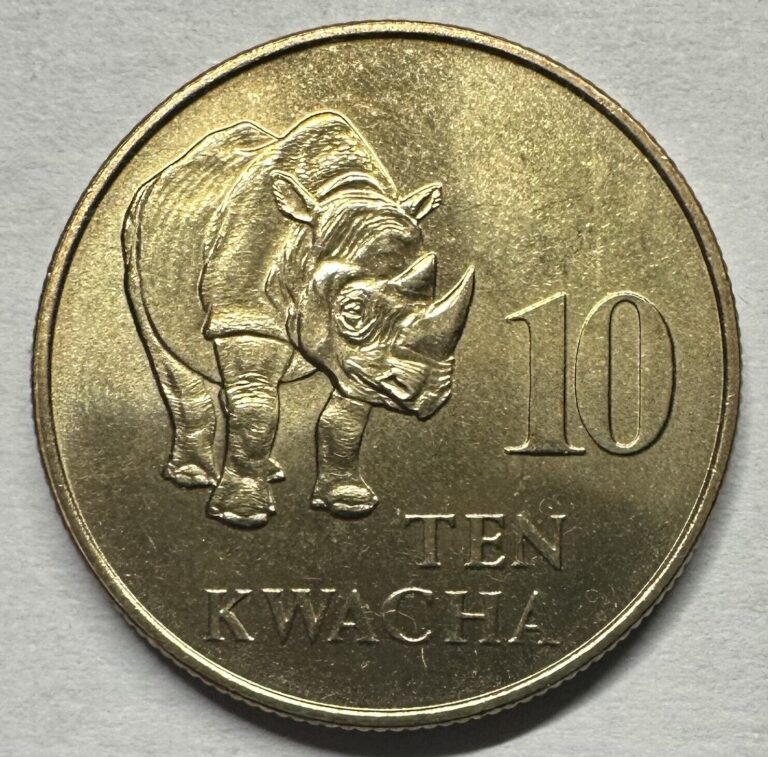 Read more about the article 1992 Zambia 10 Kwatcha  UNC/BU