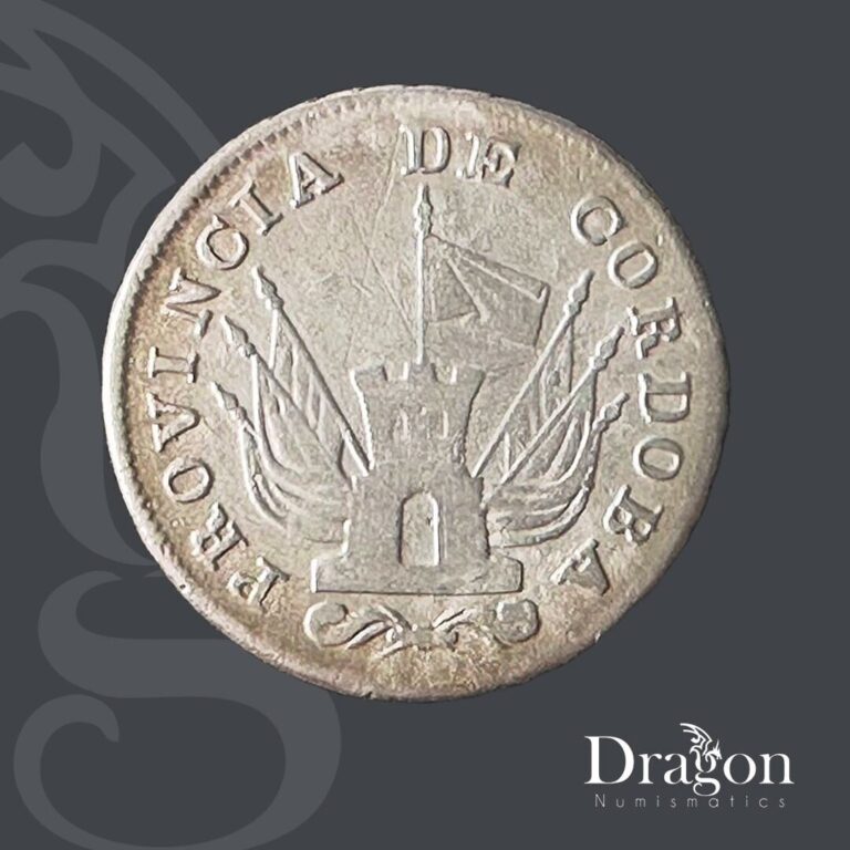 Read more about the article PROVINCE OF CORDOBA (ARGENTINA) 1852 ANTIQUE 4 REALES SILVER CIRCULATED🐉