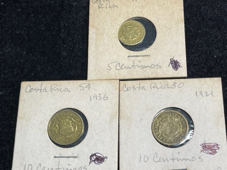 Read more about the article Early Costa Rica 3 Coins Lot High Value