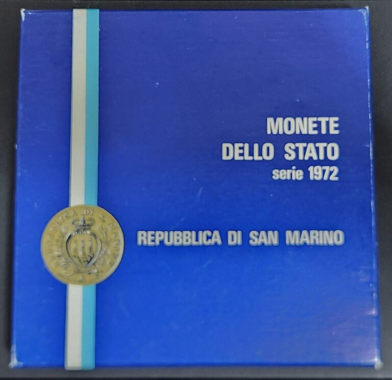 Read more about the article SAN MARINO 🇸🇲 1972 LIRE MINT SET (READ DESCRIPTION / SET CONTAINS SILVER COIN)