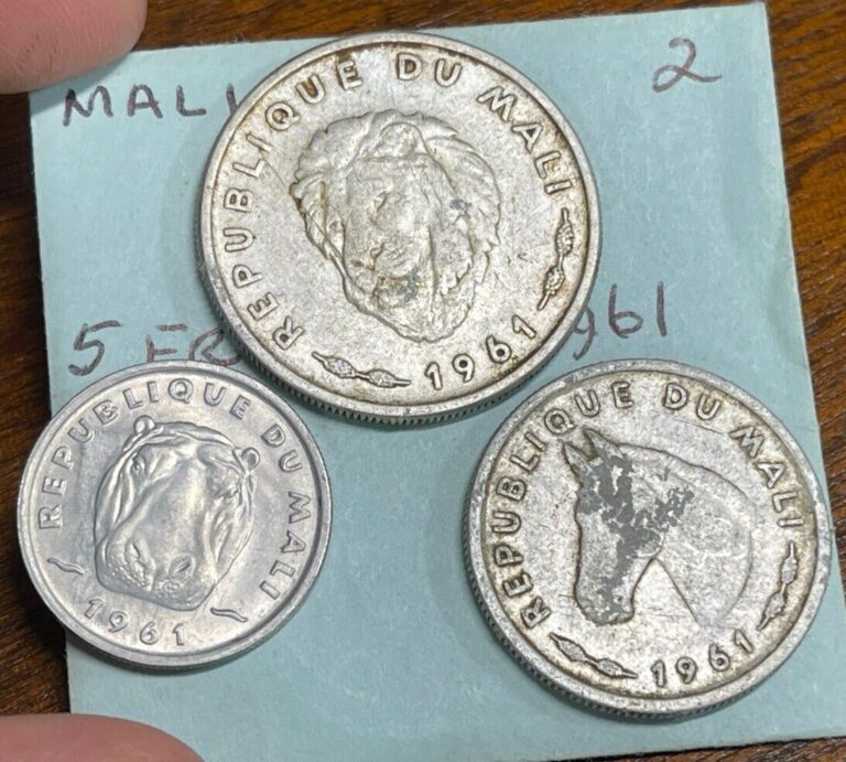 Read more about the article 1961 Mali 3 Coins Lot