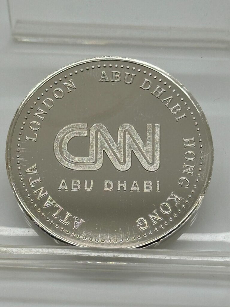 Read more about the article UAE United Arab Emirates 2009 Medal CNN Abu Dhabi On Air 41mm LIMITED EDITION