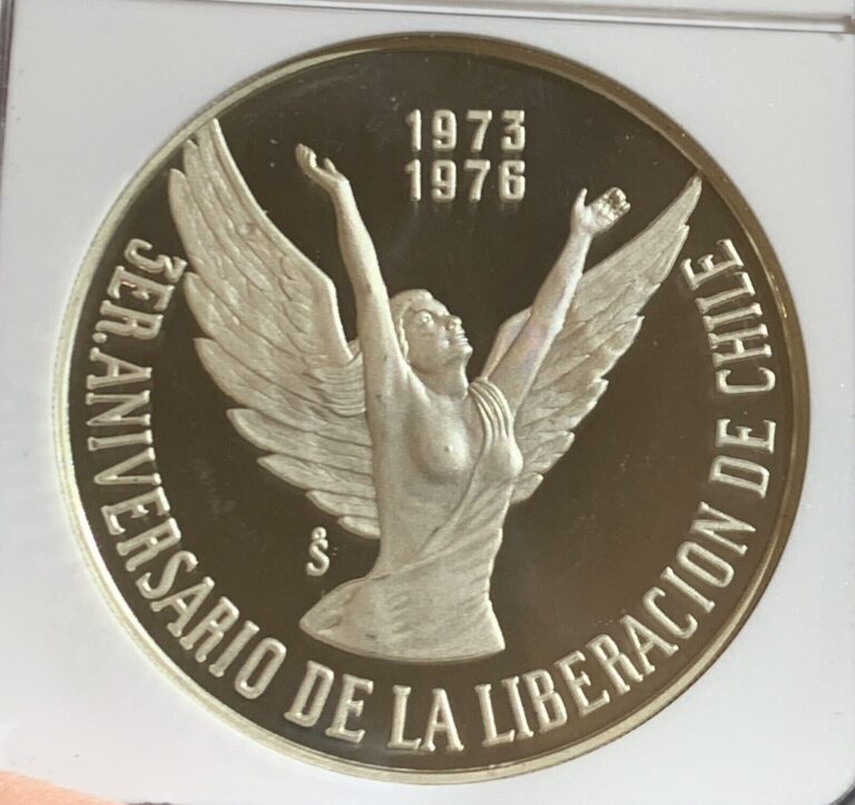 Read more about the article 1976 SO CHILE 10 PESO SILVER COIN NEW GOVERNMENT ANN NGC PF67 ULCA