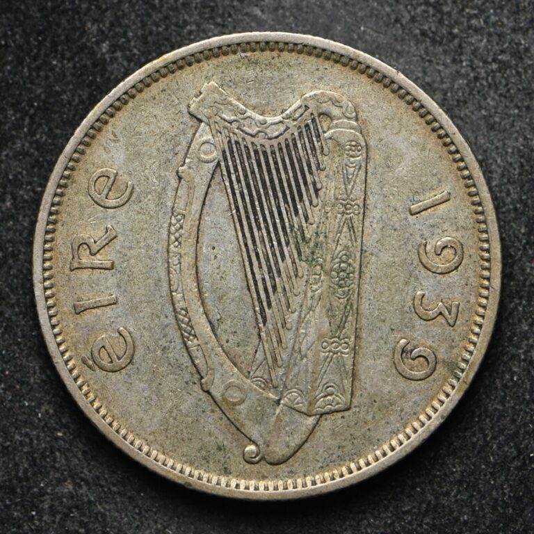 Read more about the article 1939 Ireland 2 Florin .750 Silver Coin (bb16585)