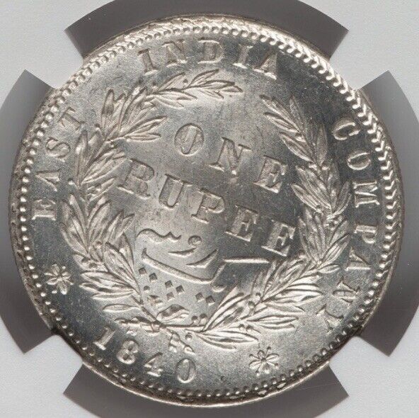 Read more about the article NGC MS61 1840 British East India Company Rare Britain Silver Coin Queen Victoria