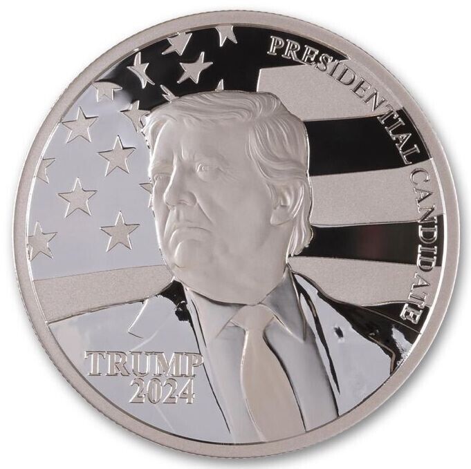 Read more about the article 2024 Liberia Donald Trump HR Enhanced Reverse Proof 1 oz Silver Coin