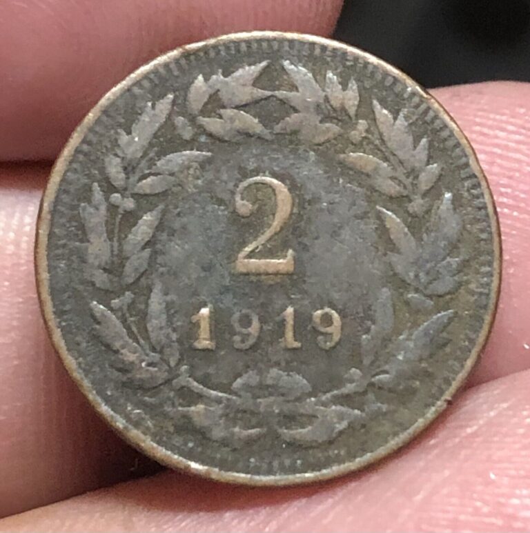 Read more about the article HONDURAS KM71 2 Centavos 1919 Low Mintage 116K