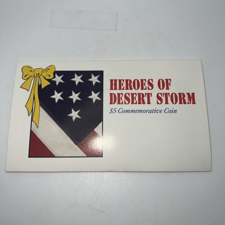 Read more about the article 1991 Heroes Of Desert Storm $5 Commemorative Coin issued by Marshall Islands