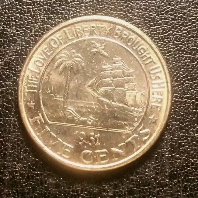 Read more about the article 1961 Liberia Five Cents Coin