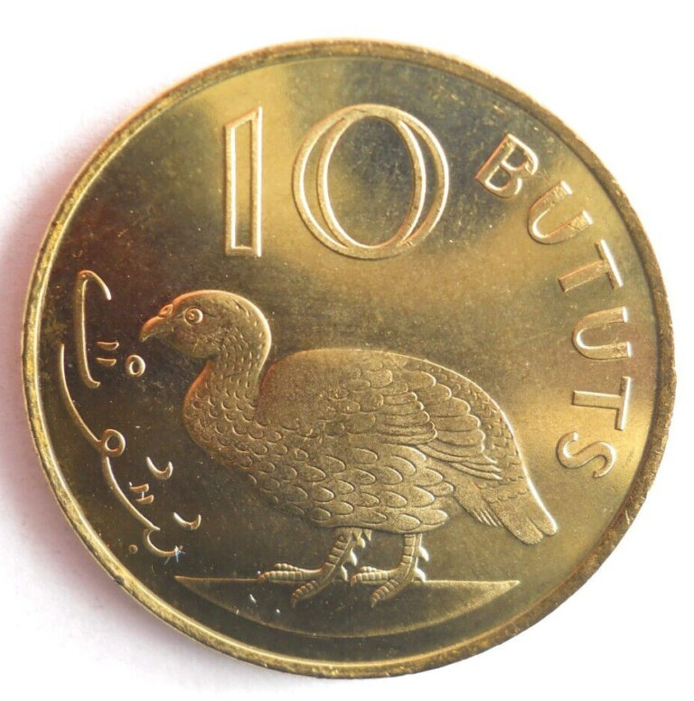 Read more about the article 1998 THE GAMBIA 10 BUTUS – AU/UNC – Exotic Coin – Free Ship – Bin #LC114