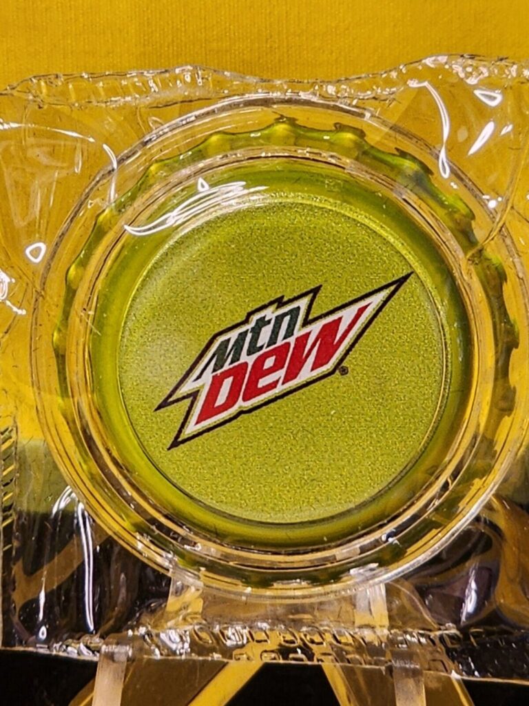 Read more about the article 2022 Chad 500 Francs CFA MOUNTAIN DEW 6g .999 FINE SILVER BOTTLE CAP COIN w/Box