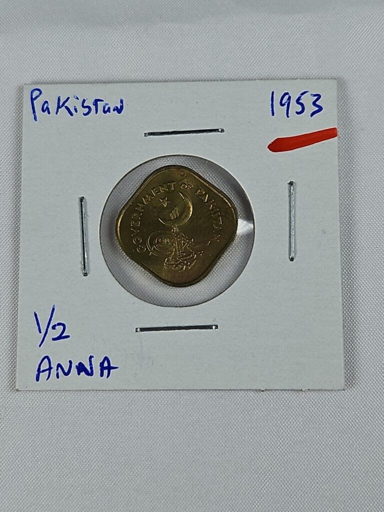 Read more about the article 1953 Pakistan Half Anna World Coin