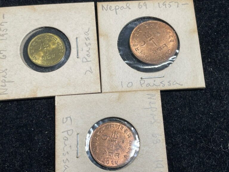 Read more about the article Assorted Nepal 3 Coins Lot Excellent Condition