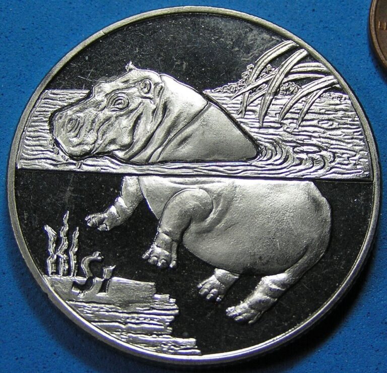 Read more about the article Sierra Leone 1 Dollar Hippo Coin 2005  Free S/H after 1st item