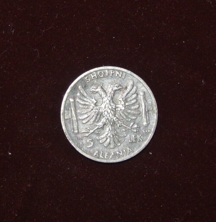 Read more about the article 1939 ALBANIA 0.50 LEK – WW2 – Rare Low Mintage Coin