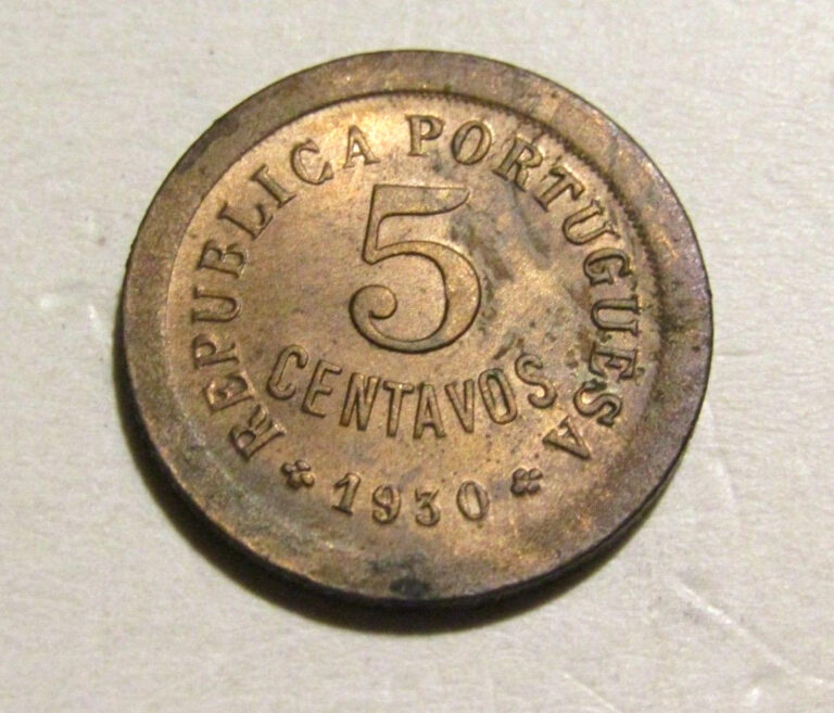 Read more about the article Cape Verde 1930 5 Centavos unc Coin