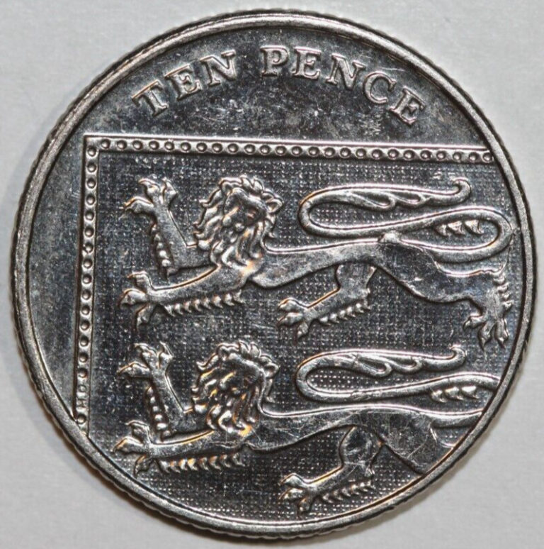 Read more about the article Great Britain 2014 10 pence Section of the royal arms-   Foreign Coin  24.42mm