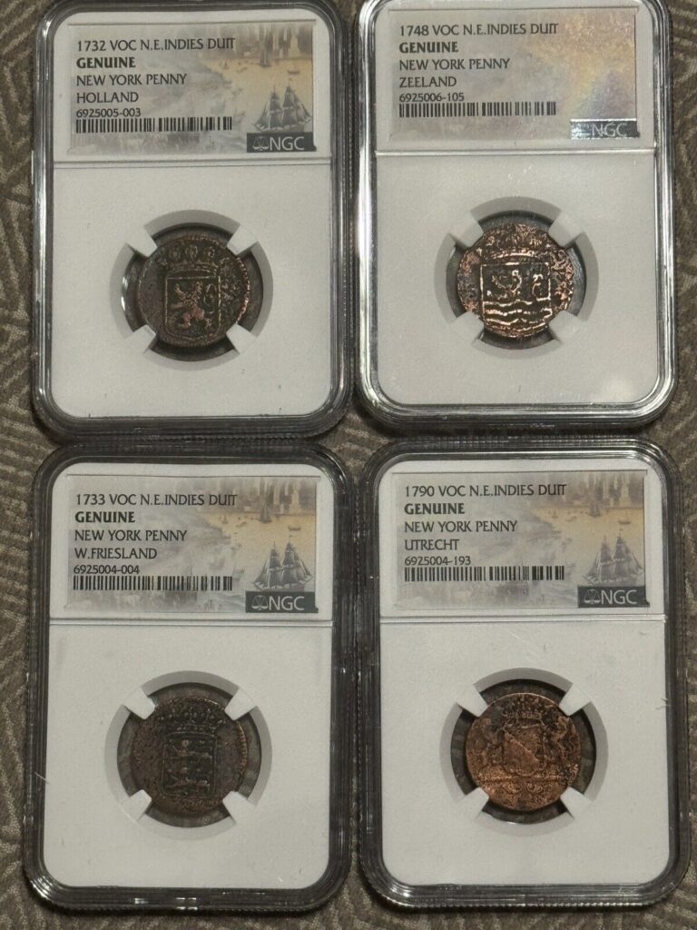 Read more about the article VOC N.E. Indies Duit NGC Graded New York Penny Holland Utrecht Zeeland Friesland