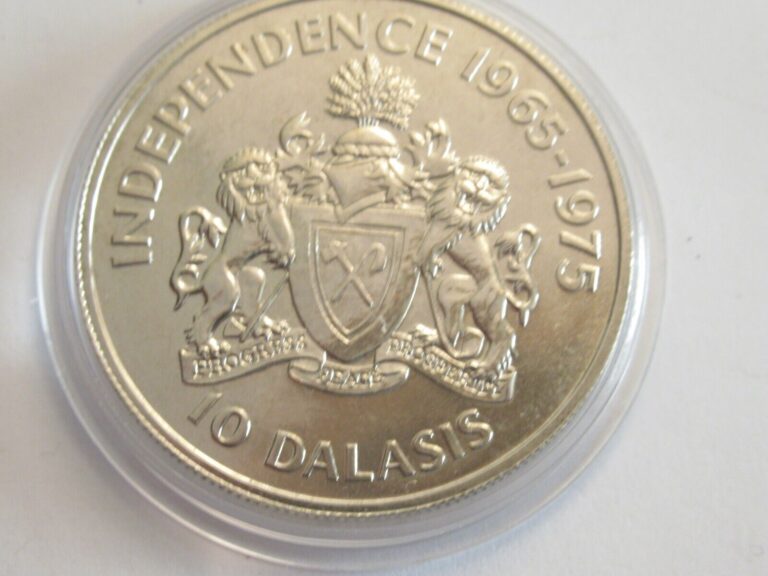 Read more about the article 1975 Gambia Silver 10 Dalasis w/ capsule