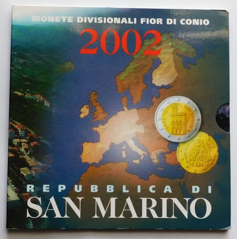 Read more about the article 2002 San Marino Divisional Uncirculated Coin Set  Scarce