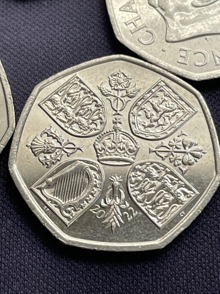 Read more about the article 2022 King Charles III 50p Fifty Pence Coin – (Queen’s Memorial) – 1 Coin-