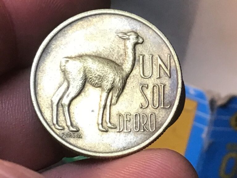 Read more about the article World Coins – Peru 1 Sol 1971 Coin KM# 248  Llama Animal Coin