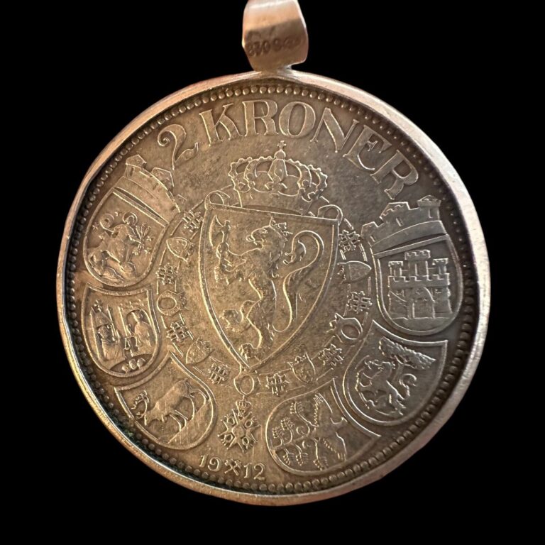 Read more about the article Norway 2 Kroner 1912 Silver Coin- Nice Jewelry Piece