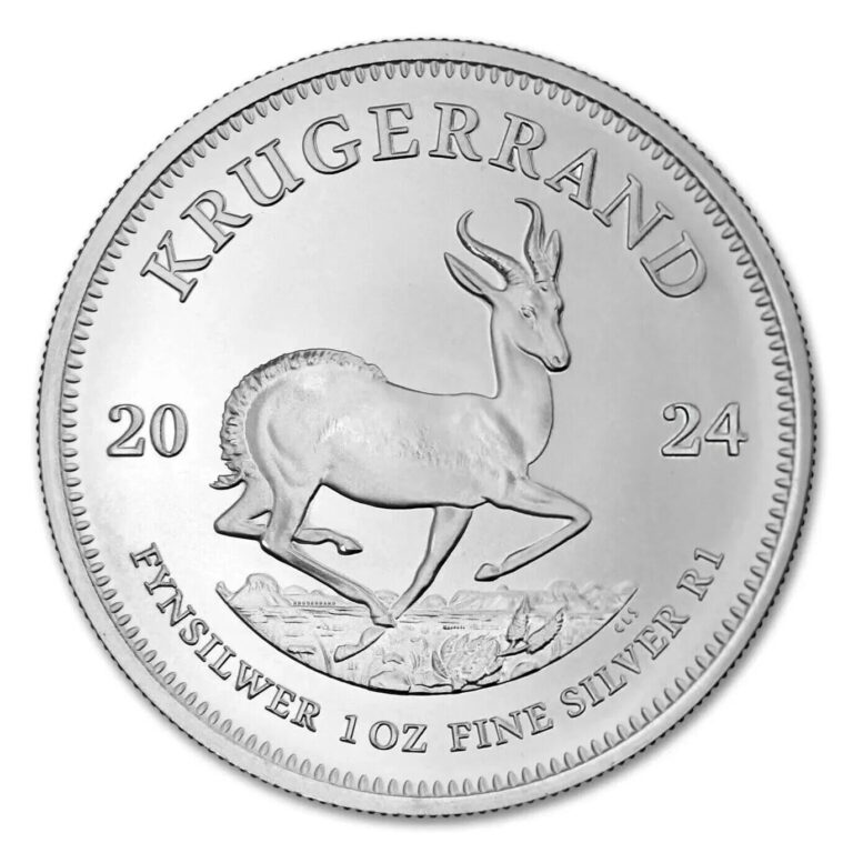 Read more about the article 2024 Krugerrand 1 oz Silver AG Coin 2024 South Africa 999%) Bullion* Anlag