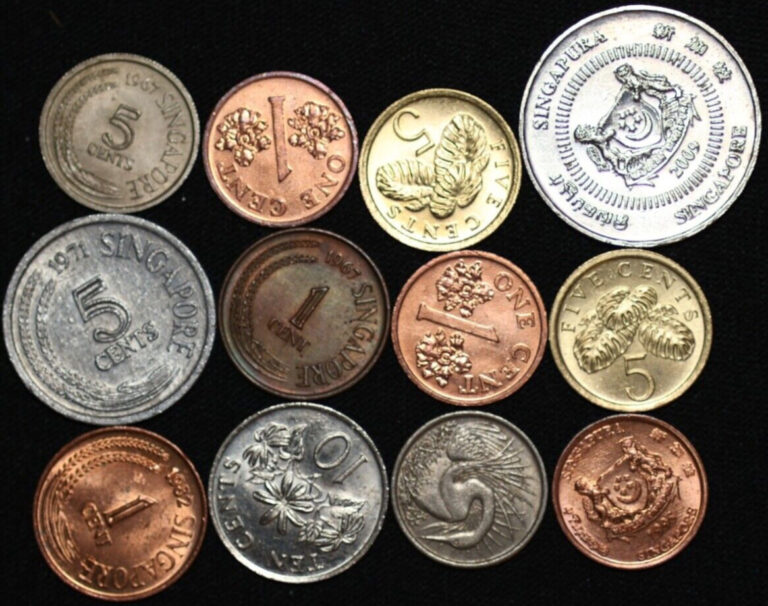 Read more about the article SINGAPORE ~ 1960s-NOW ~ MIXED ~ 12 Coins ~ GREAT FIND! ☘️ BIN LOT-#122 ☘️