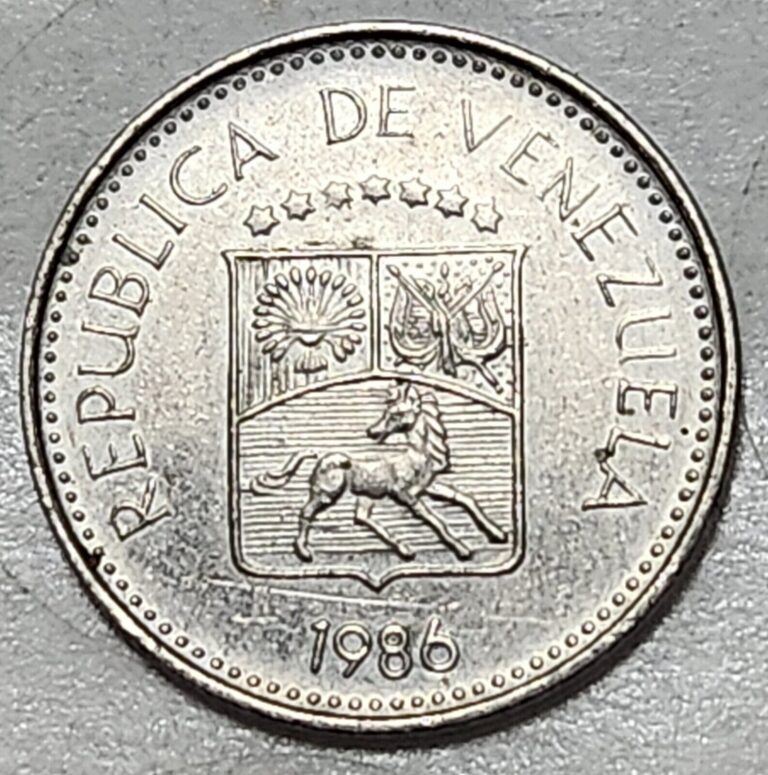 Read more about the article VENEZUELA 🇻🇪 FIVE (5) CENTIMOS COIN 1986