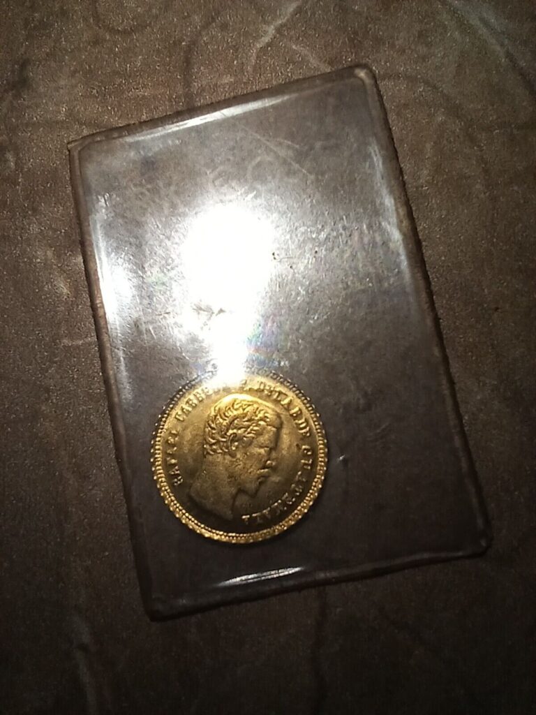 Read more about the article Guatemala – 1860 Gold 4 Reales Circulated Very Nice Coin