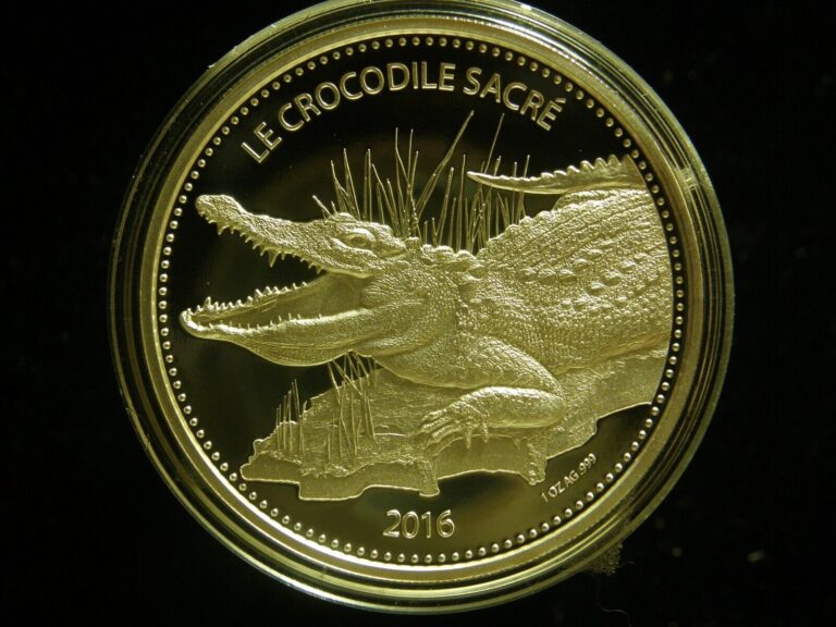 Read more about the article 2016 Burkina Faso Le Crocodile Sacre 1oz Silver Coin- in capsule