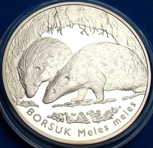 Read more about the article POLAND  20ZL.    2011 r.  BORSUK  PROOF   SILVER  HIGH  GRADE