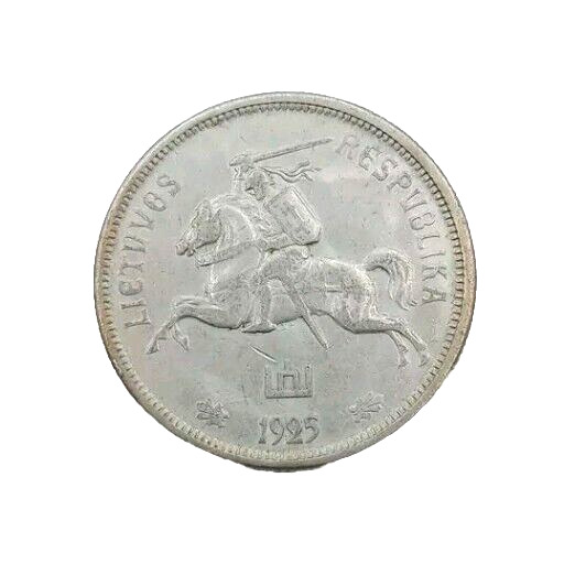 Read more about the article Lithuania 5 Litas 1925 Silver Coin – XF/AU RARE!!!!