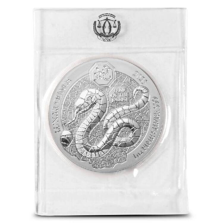 Read more about the article YEAR OF THE SNAKE RWANDA LUNAR OUNCE 2025 1 oz 50 Francs Silver Coin Rwanda